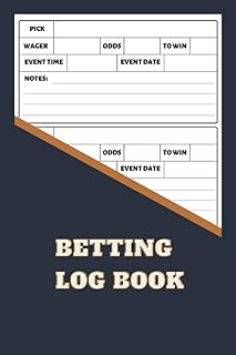 Sports Betting Log Book