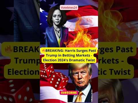 2024 Election: Betting Markets Favor Trump Over Harris in Swing States